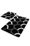 Mijölnir Juego de alfombrillas de baño Elegant - Black